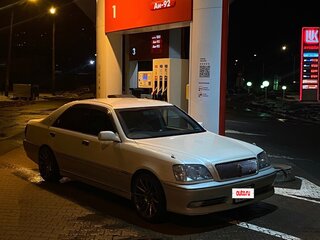 2001 Toyota Crown XI (S170), белый, 1400000 рублей, вид 4