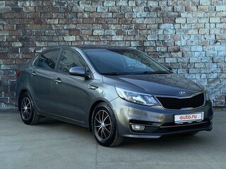 2015 Kia Rio III Рестайлинг, серебристый, 1050000 рублей, вид 3