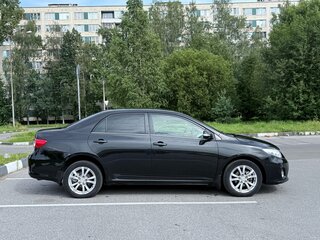 2012 Toyota Corolla X (E140, E150) Рестайлинг, чёрный, 1100000 рублей, вид 2