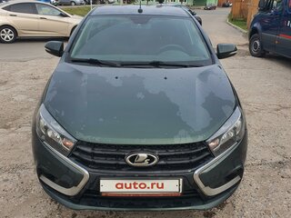 2016 Lada (ВАЗ) Vesta I, зелёный, 750000 рублей, вид 2