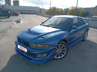 1999 Mitsubishi Galant VIII Рестайлинг, синий, 490000 рублей, вид 3