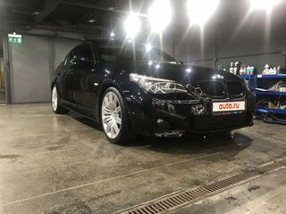 2007 BMW 5 серии 530i V (E60/E61) Рестайлинг, синий, 1850000 рублей, вид 3
