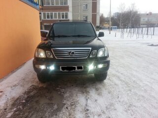 2007 Lexus LX 470 II Рестайлинг, чёрный, 3200000 рублей, вид 1