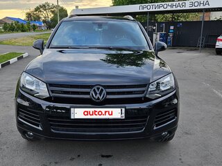 2010 Volkswagen Touareg II, чёрный, 2100000 рублей, вид 1