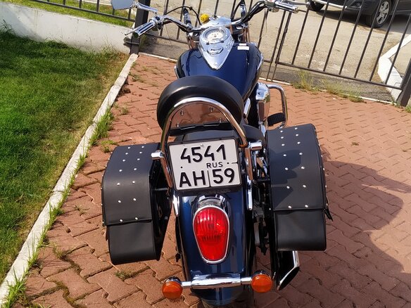 2005 Kawasaki VN2000 Vulcan, синий, 700000 рублей - вид 12