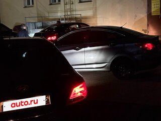 2016 Hyundai Solaris I Рестайлинг, чёрный, 950000 рублей, вид 4