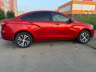 2016 Lada (ВАЗ) Vesta I, красный, 750000 рублей, вид 2