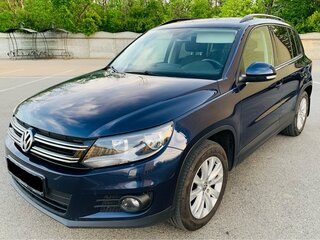 2012 Volkswagen Tiguan I Рестайлинг, синий, 1150000 рублей, вид 3
