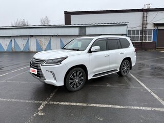 2018 Lexus LX 570 III Рестайлинг 2, белый, 7900000 рублей, вид 1