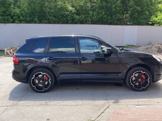 2006 Porsche Cayenne Turbo I Рестайлинг (957), чёрный, 1480000 рублей, вид 2