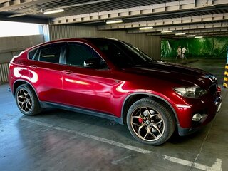 2010 BMW X6 35i 6-speed I (E71), красный, 1845000 рублей, вид 2