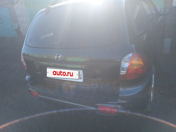 2002 Hyundai Santa Fe I, чёрный, 520000 рублей - вид 3
