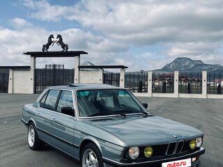 1986 BMW 5 серии 520i II (E28), голубой, 1150000 рублей, вид 1