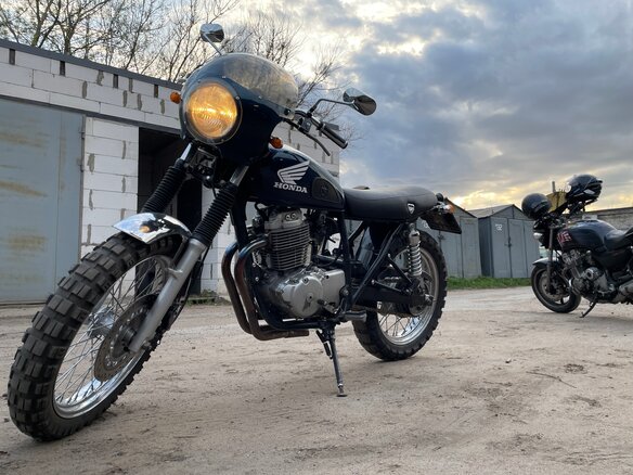 2001 Honda CB 400SS, синий - вид 12
