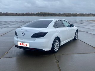 2012 Mazda 6 II (GH) Рестайлинг, белый, 780000 рублей, вид 3