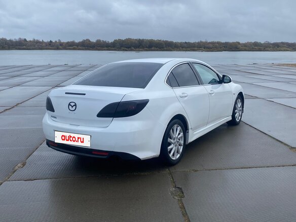 2012 Mazda 6 II (GH) Рестайлинг, белый, 780000 рублей - вид 2