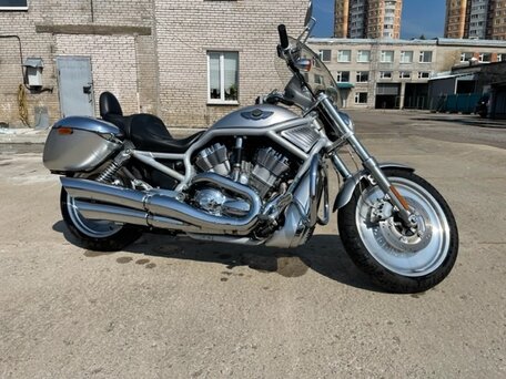 2003 Harley-Davidson V-Rod, серебристый, 1100000 рублей, вид 2