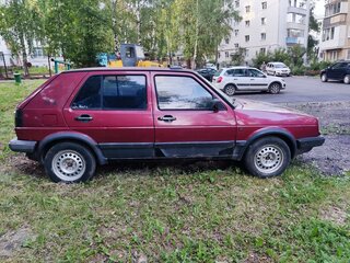 1990 Volkswagen Golf II, пурпурный, 120000 рублей, вид 5