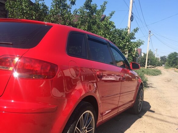 2008 Audi A3 II (8P) Рестайлинг 1, красный, 800000 рублей - вид 1