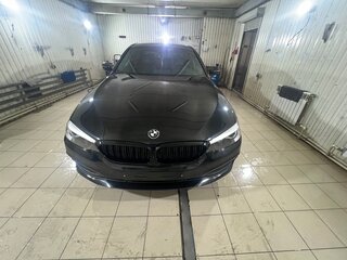 2018 BMW 5 серии 520d VII (G30/G31/G38), чёрный, 2320000 рублей, вид 3
