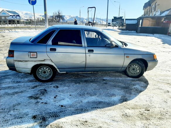 2007 Lada (ВАЗ) 2110, серебристый - вид 2