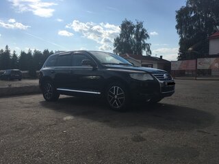 2003 Volkswagen Touareg I, чёрный, 730182 рублей, вид 2
