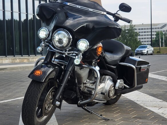 2007 Harley-Davidson Electra Glide, чёрный, 670748 рублей - вид 13