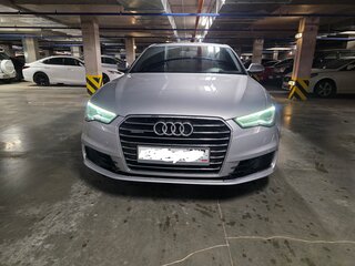 2016 Audi A6 IV (C7) Рестайлинг, серебристый, 2400000 рублей, вид 1