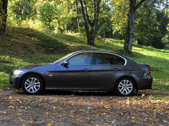2006 BMW 3 серии 325i V (E90/E91/E92/E93), серый - вид 3