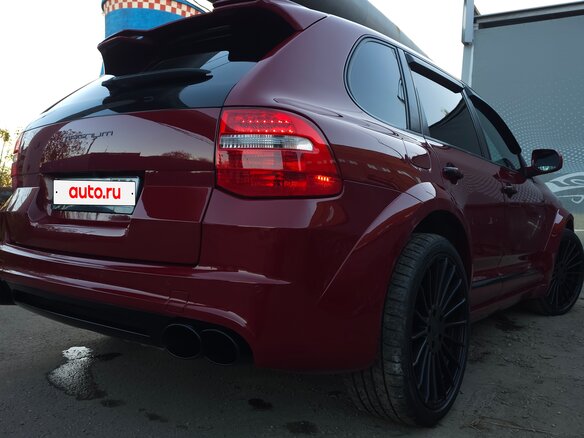 2008 Porsche Cayenne S I Рестайлинг (957), пурпурный, 1460000 рублей - вид 5