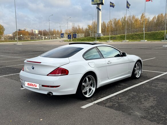 2008 BMW 6 серии 650i II (E63/E64) Рестайлинг, белый, 1990000 рублей - вид 4