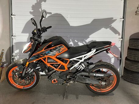2017 KTM 390 Duke, оранжевый, 440000 рублей, вид 1