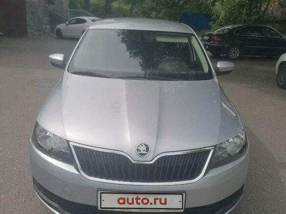 2019 Skoda Rapid I Рестайлинг, серебристый, 1390000 рублей
