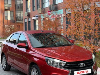 2015 Lada (ВАЗ) Vesta I, красный, 565000 рублей, вид 5