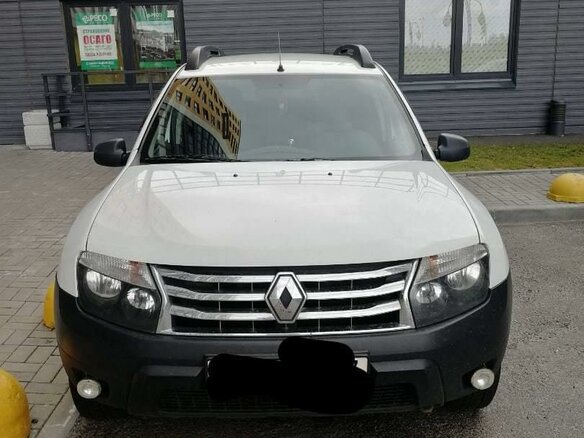 2012 Renault Duster I, белый - вид 1