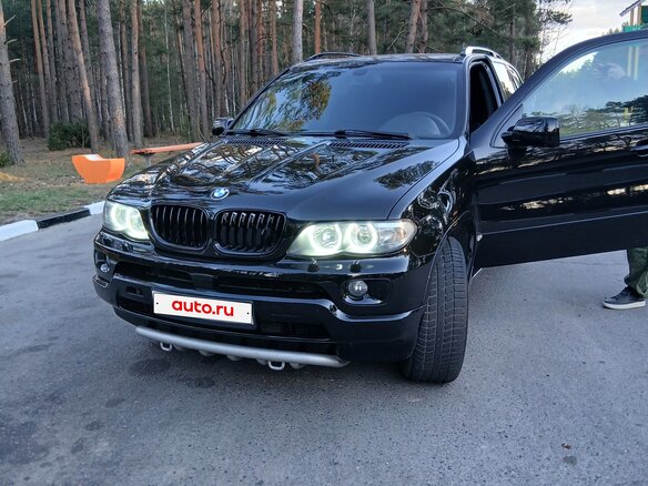 2005 BMW X5 3.0d I (E53) Рестайлинг, чёрный, 1600000 рублей - вид 4