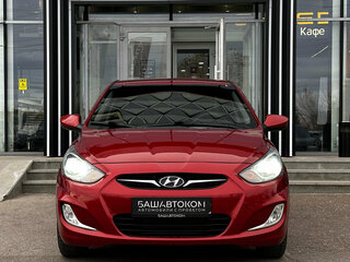 2013 Hyundai Solaris I, красный, 795000 рублей, вид 1