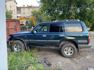 1996 Toyota Land Cruiser 80 Series Рестайлинг, зелёный, 2000000 рублей, вид 3