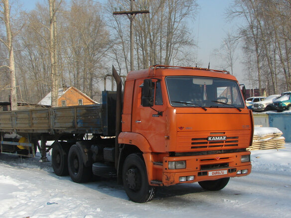 2008 КамАЗ 6460, оранжевый, 1600000 рублей