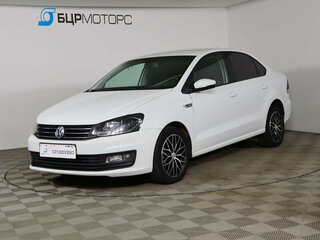 2018 Volkswagen Polo V Рестайлинг, белый, 999990 рублей, вид 1