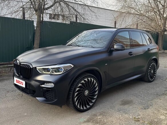 2019 BMW X5 40i IV (G05/G18), чёрный, 5850000 рублей