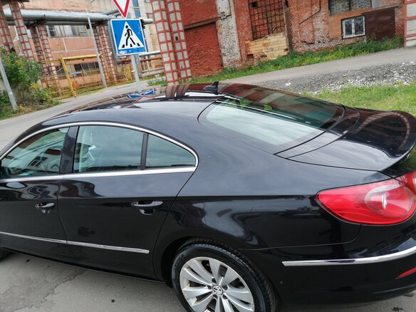 2010 Volkswagen Passat CC I, чёрный - вид 4