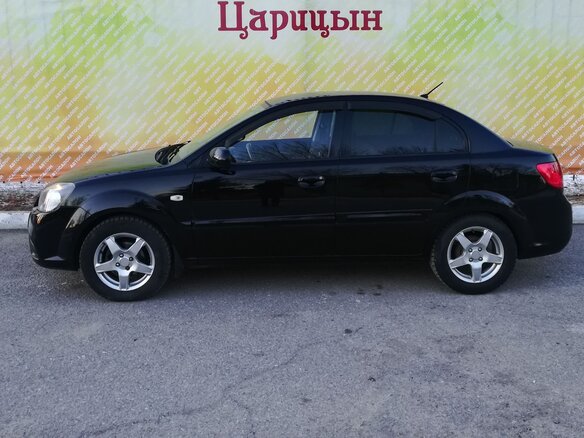 2011 Kia Rio II Рестайлинг, чёрный - вид 7