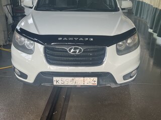 2010 Hyundai Santa Fe II Рестайлинг, белый, 1200000 рублей, вид 1