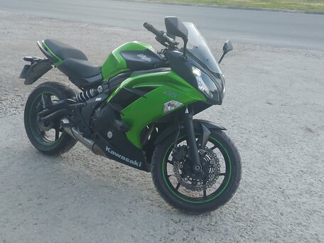2013 Kawasaki Ninja 650, зелёный, 600000 рублей, вид 2