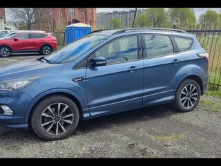 2019 Ford Kuga II Рестайлинг, синий, 1699999 рублей, вид 3