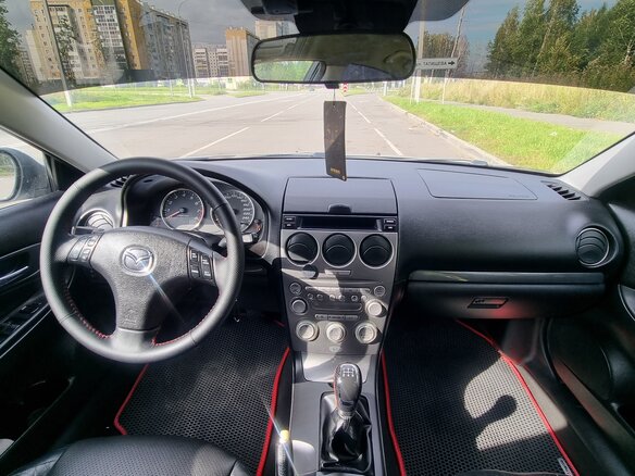 2004 Mazda 6 I (GG), серый, 570000 рублей - вид 14