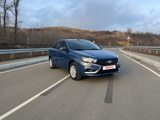 2016 Lada (ВАЗ) Vesta I, синий, 750000 рублей, вид 2