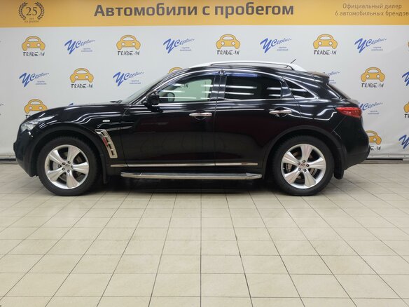 2011 Infiniti FX FX37 II (S51) Рестайлинг, чёрный - вид 1