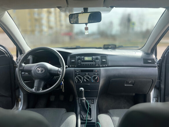 2004 Toyota Corolla IX (E120, E130) Рестайлинг, голубой, 570000 рублей - вид 5